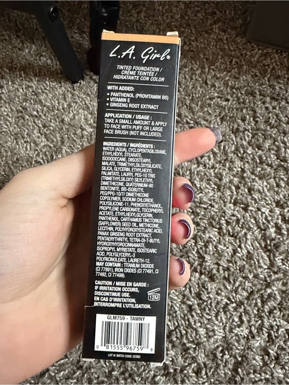 L.A Girl Tinted Foundation – GLM 799 Tawny